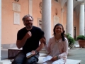 Matteo Corradini intervistato da Rebecca del Tg dei Ragazzi prima del reading