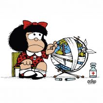 Una mostra per Mafalda, da 50 anni in Italia