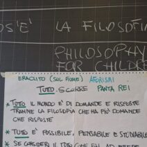 Tre incontri di philosophy for children