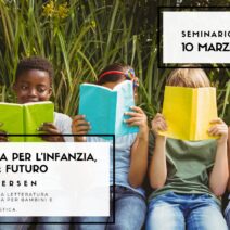 Uno scaffale ragazzi nella biblioteca dell’Istituto Italiano di Cultura di Chicago